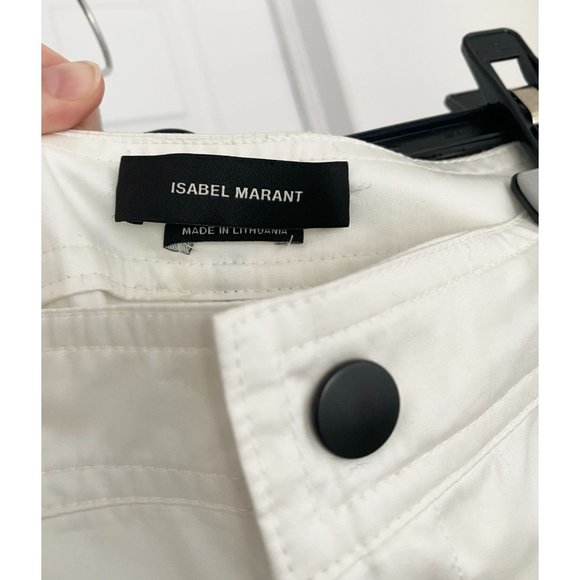 NWT Isabel Marant White "Ferima" Pants, size 40. Fits like a size 6/8 - Picture 11 of 17